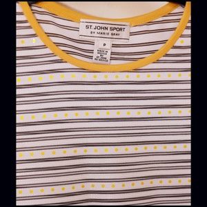 St John short sleeve stretch top